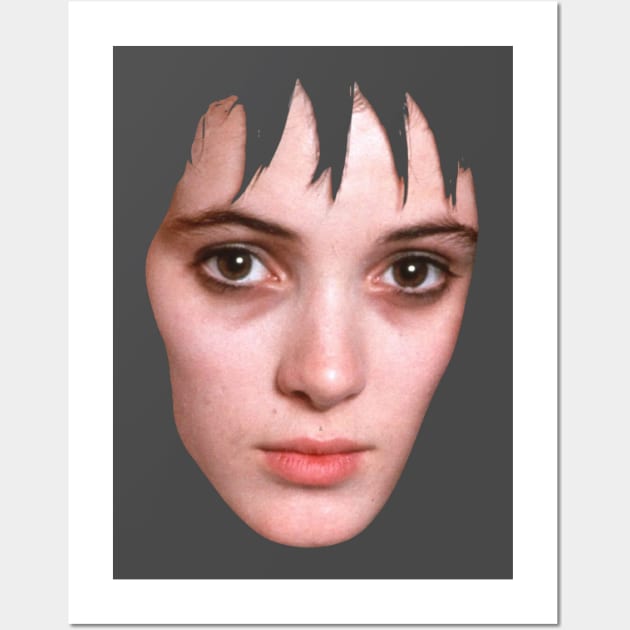 Beetlejuice - Winona Ryder - Bangs Wall Art by Barn Shirt USA